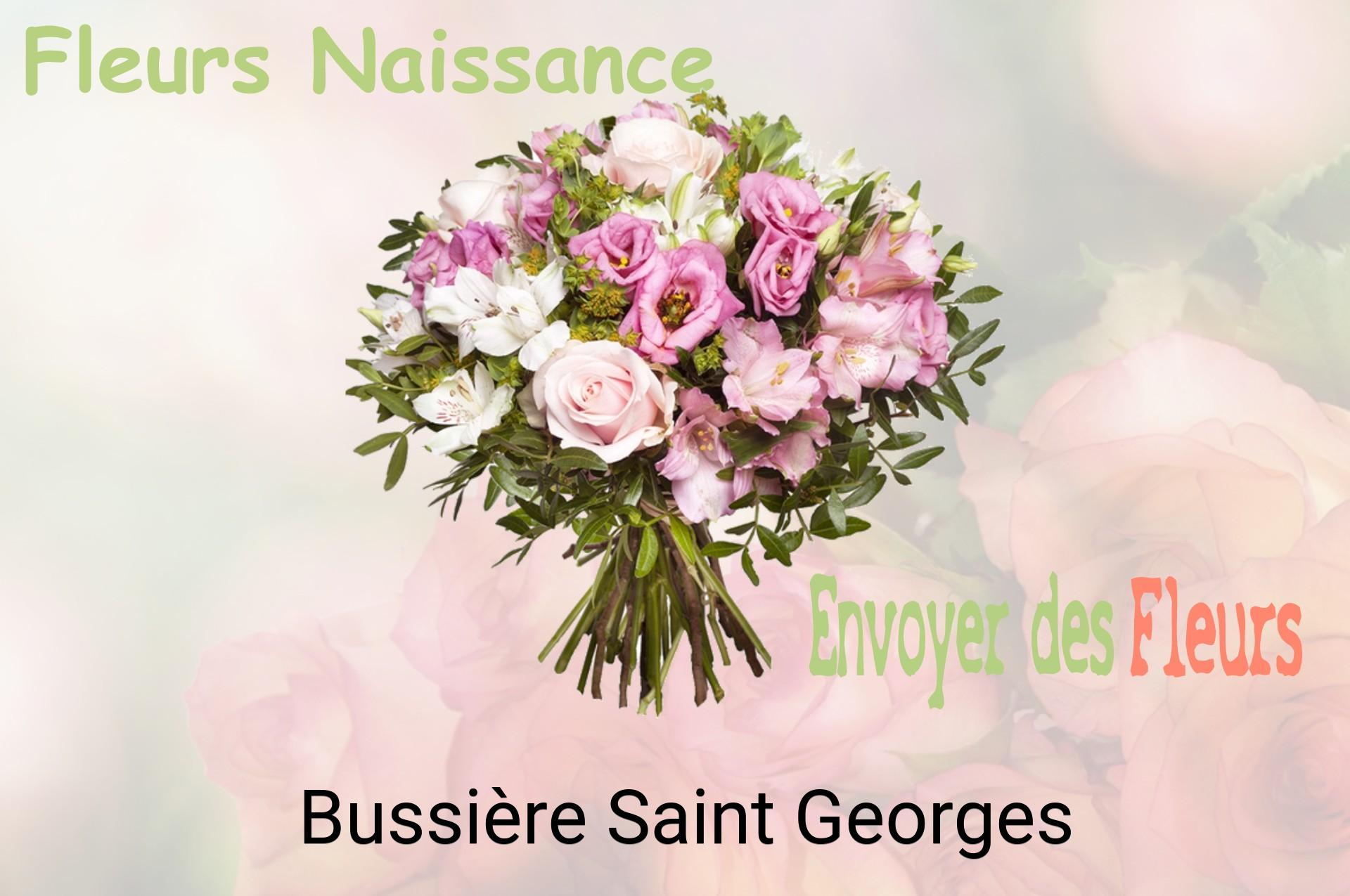 Bouquet de fleurs de naissance livré à Bussière-Saint-Georges